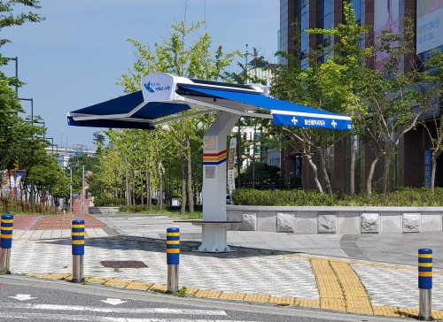 스마트 그늘막 : 울산 중구청 시공사례