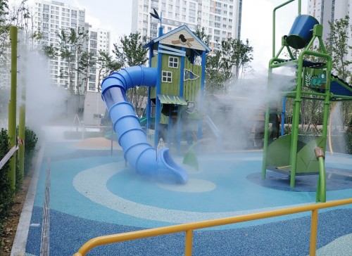 쿨링포그 시공사례 - 하남 포웰시티