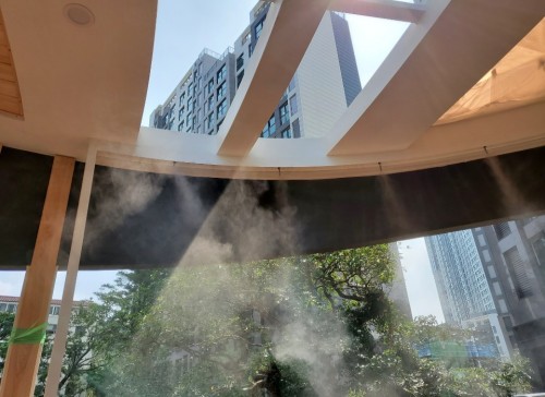 쿨링포그 시공사례 - 개포래미안