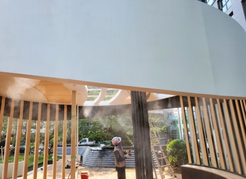 쿨링포그 시공사례 - 개포래미안