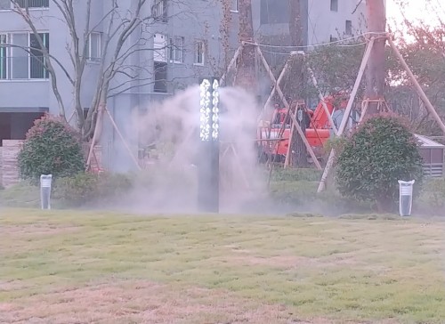 쿨링포그 시공사례 - 동탄 우미건설